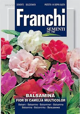 Franchi - FDBF_ 305-50 - Balsamina Fior Di Camelia Multicolour - Seeds • £3.49