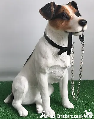 Large 16cm Jack Russell Ornament Figurine Quality Lifelike Leonardo. Gift Boxed • £19.90