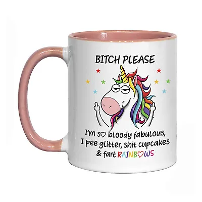 Unicorn Novelty Gift Mug - Show People How Fabulous You Are • £5.99