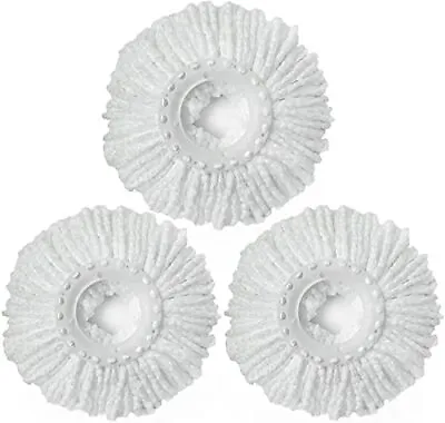 Mop Replacement Head For 360 Spin Magic Mop Microfiber Spin Mop Refills Round Sh • $17.54