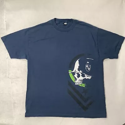 Men's Metal Mulisha Vintage Blue XL Graphic Print Short Sleeve T-shirt • $10
