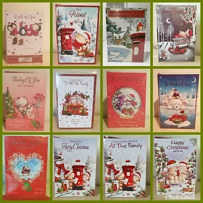 CHRISTMAS CARDS : To All Of You-To Family-To Both Of You- Fm Our House - Friends • £1