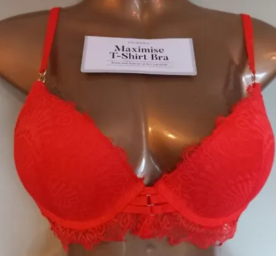 PRIMARK 2 Sizes Bigger Maximise Triple Thick Boob Job Superboost Bombshell Bra • £14.99