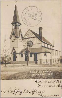 $6 • Buy Real Photo Ridgewood Nj Reformed Church 1905