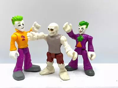 DC Comics  3  Mini Boys Joker Skeleton Action Figures • $6