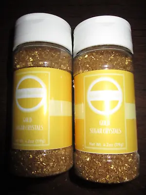 LOT Of 2 Mystic Sprinkles Gold Sugar Crystals 4.2oz EA (PLS. READ DESCRIPTION) • £20.32