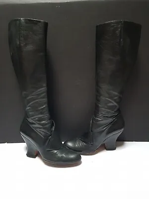 £19.50 • Buy Audley London Soft Leather Knee Boots Uk Size 4 Eu 37