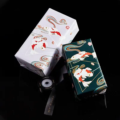 Japanese Style Koi Gift Wrapping Paper Pocket Paper Wedding Party Gift Packing • £2.41