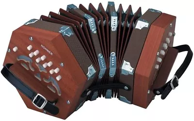 Hohner Accordions Model D40 20 Key Concertina With Gig Bag - 20 Button / 40 Reed • $349