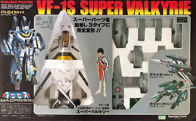 Takatoku Toys Macross Robotech VF-1S Super Valkyrie H. Ichijo 1/55 Figure Used • $685.99