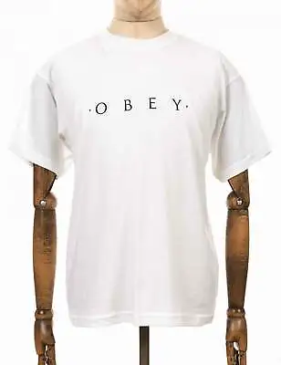 £36.45 • Buy Men's Obey Clothing Novel Sustainable Tee - White