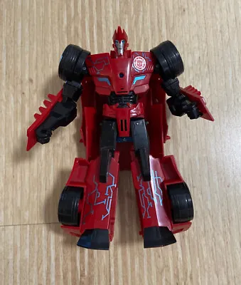 9  Hasbro Transformers Robots In Disguise Talking Power Surge Sideswipe Figure. • $16.99