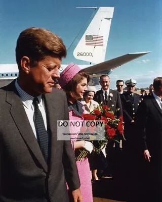 President John F. Kennedy Arrives At Love Field 112263 - 8x10 Photo (aa-259) • $8.87