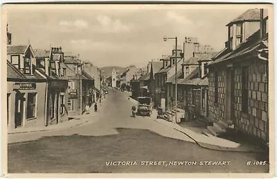 £8 • Buy VICTORIA STREET, NEWTON STEWART - Wigtownshire Postcard 