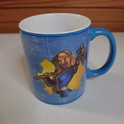 Fallout 2017 Loot Crate Exclusive Blue Vault Girl Welcome Home Coffee Mug • $25