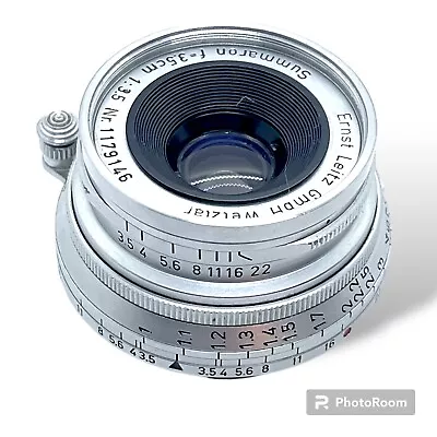 Leica Summaron 35mm 3.5cm F3.5 Wide Angle M Mount Prime Lens -Clean- • $580