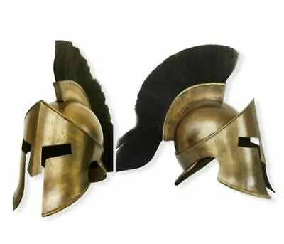 £82.10 • Buy Spartan Leonidas 300 King Antique Medieval Wearable Helmet Warrior Costume Stand