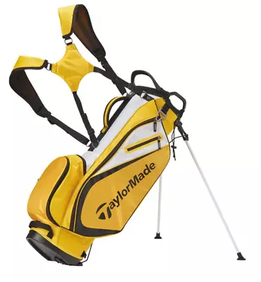 [NEW] TaylorMade 22 Select ST Stand Bag ( V9702201 ) - Yellow/White/Black • $130