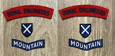£280 • Buy WW2 Royal Engineers/52nd Lowland Division Original Formation Signs Cloth Badges