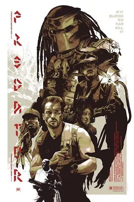 63217 Predator Arnold Schwarzenegger Beat Monster Wall Decor Print Poster • $14.95
