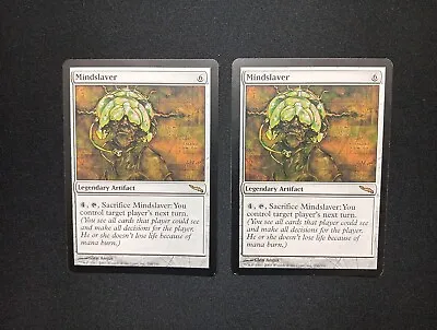 MTG Mindslaver X2 LP 1/2 Playset Mirrodin 2003 Next Day Ship! (JankNDthings) • $12.50