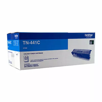 Genuine Brother TN441 Cyan Toner Cartridge Cyan 1800 Pages TN-441C • $202