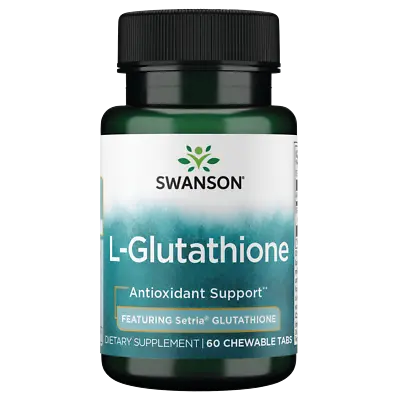 Swanson L-Glutathione - Featuring Setria Glutathione 50 Mg 60 Chewable Tablets • $12.94