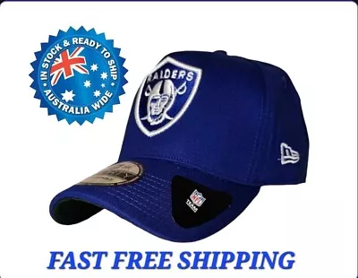 Oakland Las Vegas Raiders Nfl New Era 9forty Blue Snapback Cap Hat La Ny Nba Mlb • $36.95