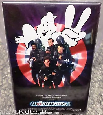 Ghostbusters 2 MAGNET2  X 3  Refrigerator Locker Movie Poster Image 1 • $6.95