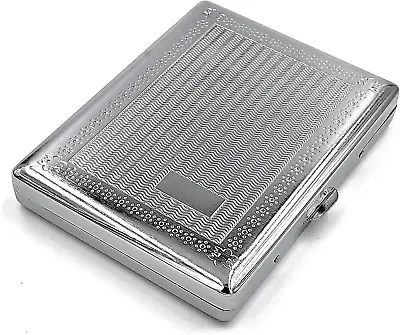Retro Cigarette Case Victorian Style Metal Holder For RegularKing And100's Size • $9.47