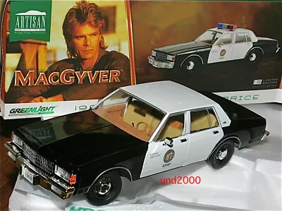 Greenlight Macgyver 1/18 1986 Chevrolet Caprice Police Car Lapd • $238.10