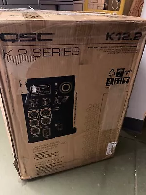 **Good**QSC K12.2 K2 2-WAY 2000 WATT 12  Black Active Powered DJ PA Loudspeaker • $705