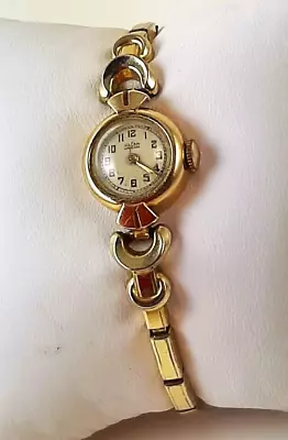 Vintage VulCain Grand Prix Ladies Watch Speidel Expansion Band • $45