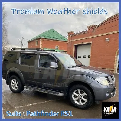 $69 • Buy WEATHER SHIELD WEATHERSHIELD Suits For Nissan Pathfinder R51 2005-2013 TINTED