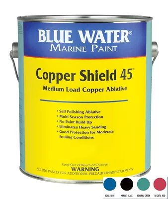 Blue Water Marine Copper Shield 45 Ablative Bottom Paint • $56.88