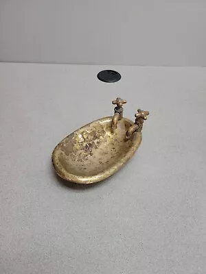 Vintage Solid Brass Bath Tub Soap Dish  • $19.25