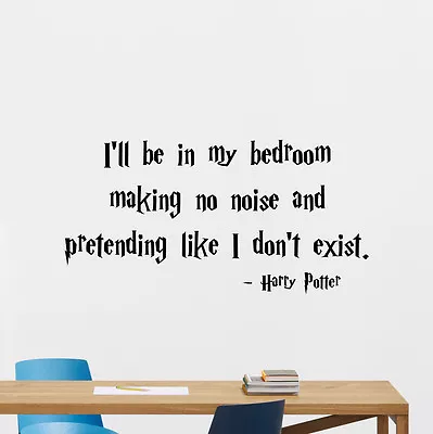 Harry Potter Quote Wall Decal Movie Poster Vinyl Sticker Bedroom Decor Art 84quo • $29.97