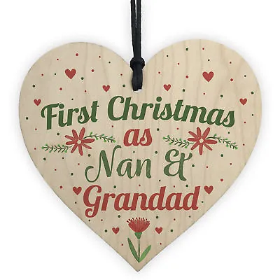 NANNY Gifts Christmas NAN NANNA NANA Grandad Xmas Tree Bauble Decoration Gift • £3.99