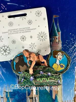 2024 Disney Parks Tarzan Jane Terk Clayton Archimedes Ear Hat Christmas Ornament • $38.50
