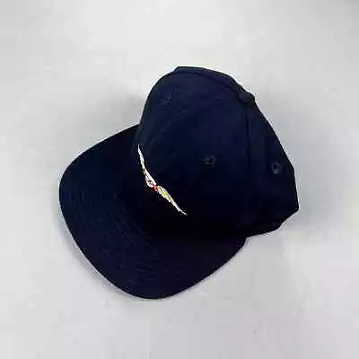 Vintage Pilot Hat Cap Snapback Black New Era Pro Model Aircraft Plane AOPA 90s • $11