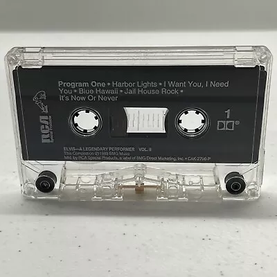 Elvis Presley A Legendary Performer Vol 2 - 1989 RCA Cassette Tape - No Case • $5