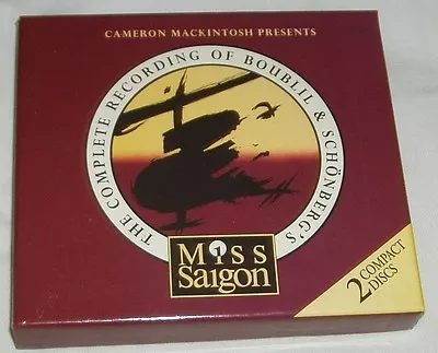 Miss Saigon [Complete Recording] By Original Cast (CD Nov-1995 2 Discs... • $10.99