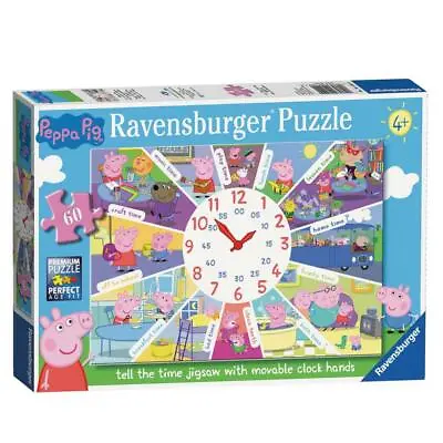 £8.99 • Buy Peppa Pig 60pc Tell The Time Clock Jigsaw Puzzle