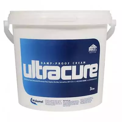 Ultracure DPC Injection Cream 3 Litre - Damp Proof Course Rising Damp Treatment • £52.95