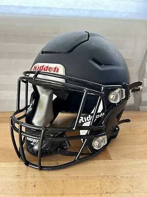 Riddell SPEED FLEX Speedflex Football Helmet Adult LARGE L Matte Black • $359.99