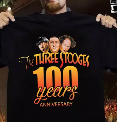 Three Stooges 100Th Years Anniversary Shirt Short Sleeve S-5Xl • $21.98