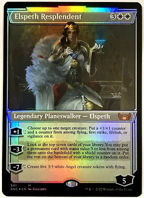 MTG Elspeth Resplendent *SHOWCASE FOIL* Streets Of New Capenna 341 NM Mythic • $11.99