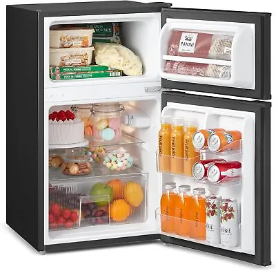 COMFEE' RCT87BL1(E) Under Counter Fridge Freezer 87L Small Fridge Freezer With • £162.06