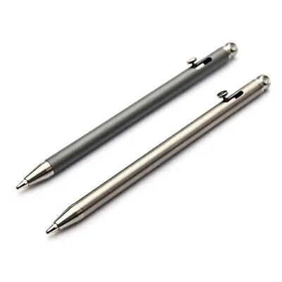 Mini Titanium Alloy Portable Personality Signature Pen Practical Ballpoint Pen • $11.59