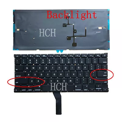 US New Apple Macbook Air A1369 A1466 13.3  Layout Keyboard 2011-2014 Backlight • $21.16